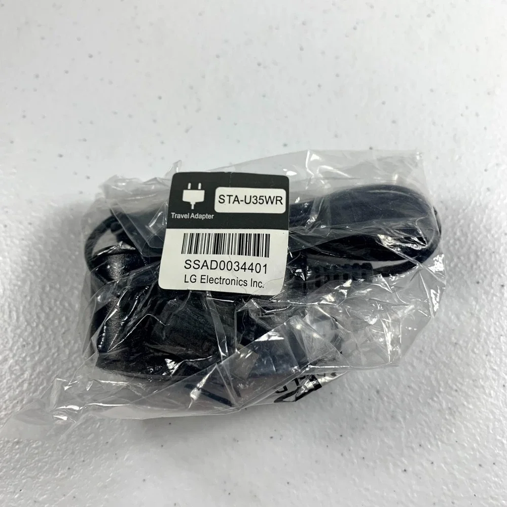 LG STA-U35WR Travel‎ Adapter Charger Power Supply Micro-USB 4.8V/0.4A - Black